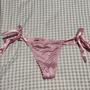Rampage Satin Pink Tie-Side Panty